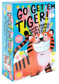 Go Get 'em Tiger Diecut Double Sided Puzzle | by Hello!Lucky