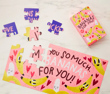 Hello! Lucky | Bananas For You! Double - Sided Puzzle