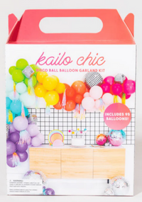 Disco Ball Balloon Garland Kit