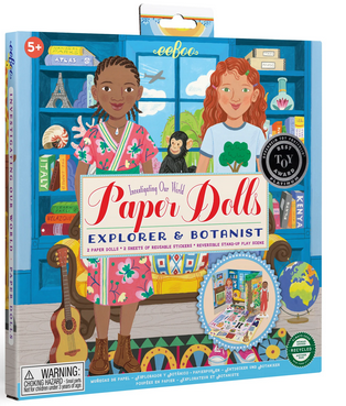 Paper Doll Set | Explorer and Botanist
