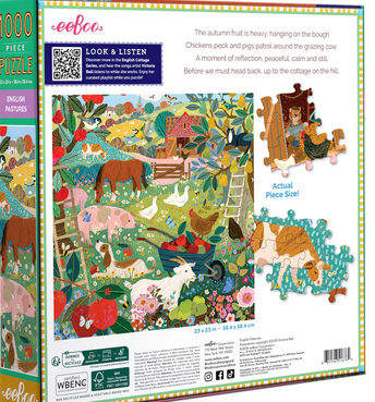 English Pastures 1000 Piece Puzzle | Eeboo