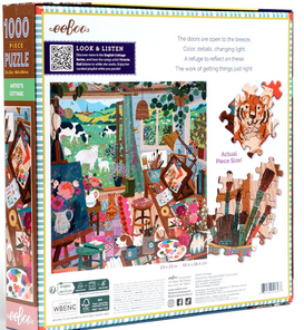 Artist Cottage 1000 Piece Puzzle | Eeboo