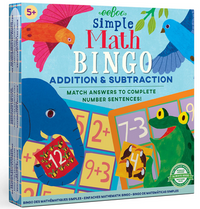 Simple Math Bingo