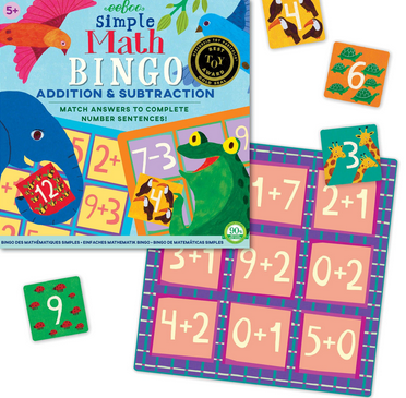 Simple Math Bingo