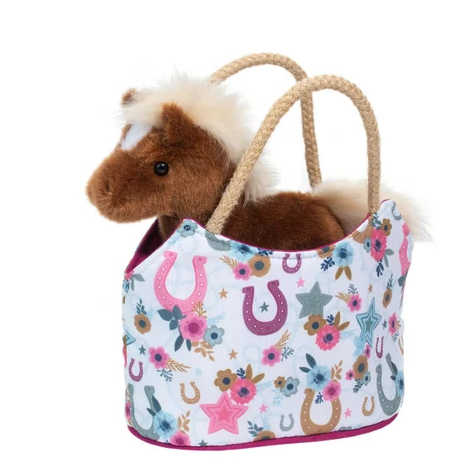 Boho Horseshoe Sassy Sak with Horse | 2126