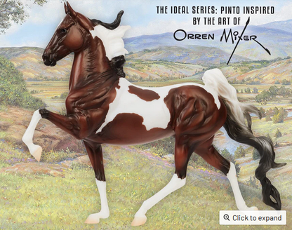 The Ideal Series | Pinto Saddlebred | Breyer Model Horse | Orren Mixer