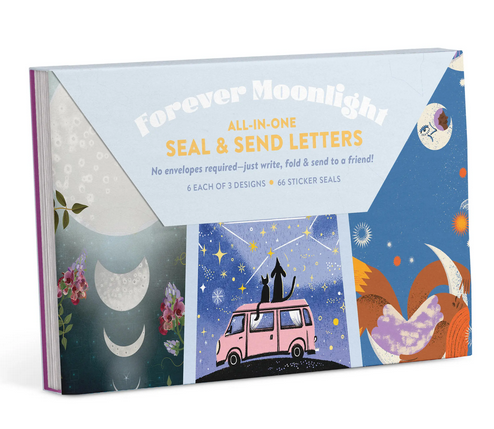Forever Midnight All-in-One Send & Seal Letters Stationery Set