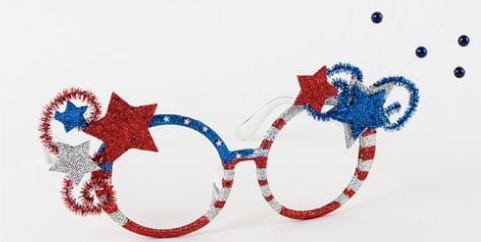 Patriotic July 4th Glasses