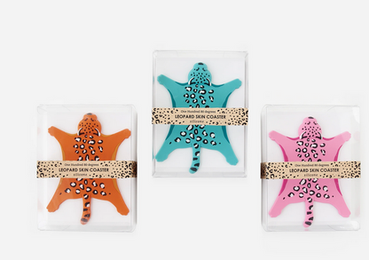 Silicone Leopard Skin Coaster