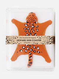 Silicone Leopard Skin Coaster