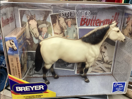 Pre-Owned Breyer #1123 Dale Evans’ Buttermilk with VHS | Boxed