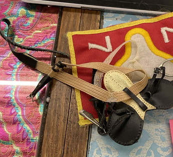 Pre-Owned Vintage Model Horse Racing Saddle Set | No Box