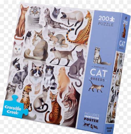 200-Piece Puzzle - Cat Breeds