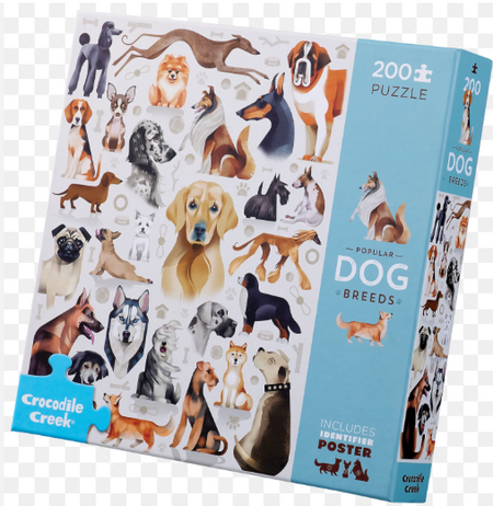 200-Piece Puzzle - Dog Breeds