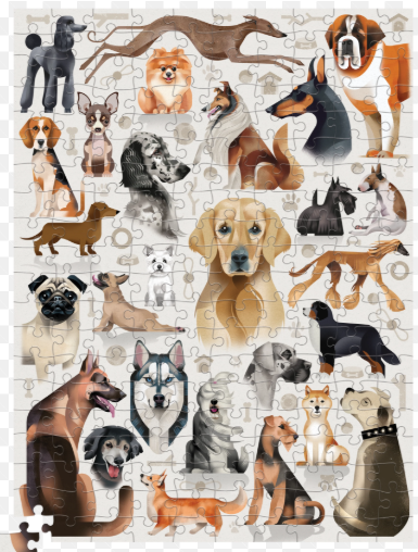200-Piece Puzzle - Dog Breeds