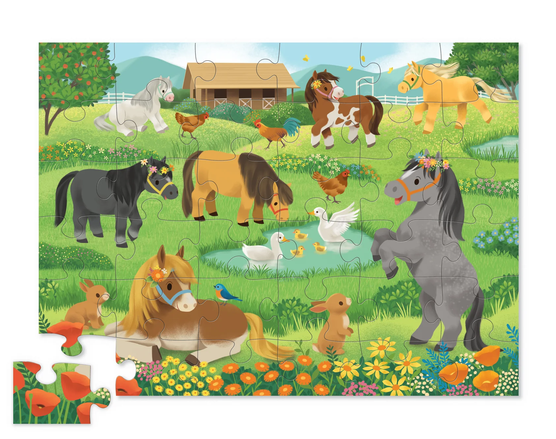36-Pc Puzzle - Pretty Ponies