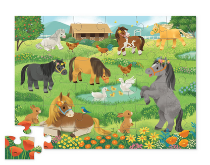 36-Pc Puzzle - Pretty Ponies