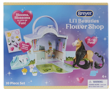 Li'l Beauties Flower Shop Horse Playset | 10426