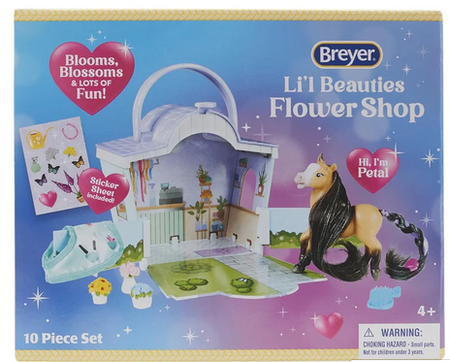 Li'l Beauties Flower Shop Horse Playset | 10426