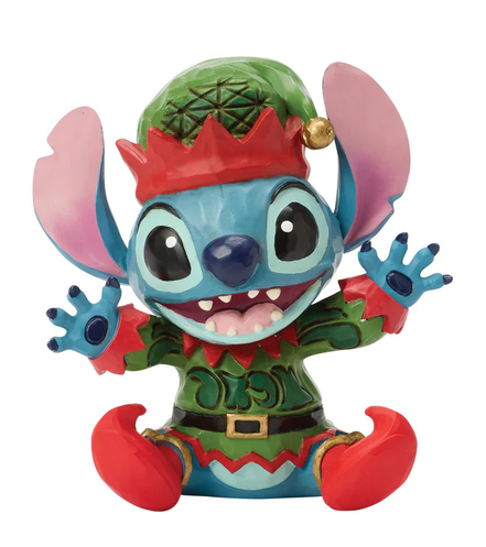 Mini Stitch as ELF| Jim Shore | Disney