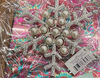 Beaded Snowflake Ornament | Assorted Colors