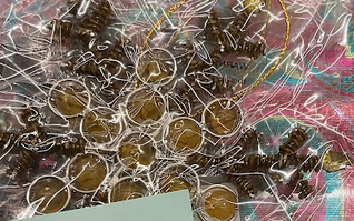 Beaded Snowflake Ornament | Assorted Colors