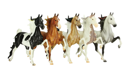 Pre-Owned 2023 Breyerfest Stagecoach Surprise | Black and White Tobiano Pinto - Matte | No Box