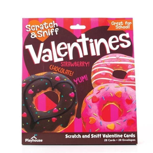 Donut Scratch and Sniff Valentines Cards