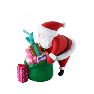 7.5" Santa Figure with Present Bag