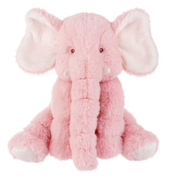 9" Lil' Pink Jellybean Elephant Plush