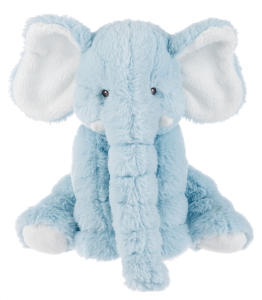 9" Lil' Blue Jellybean Elephant Plush