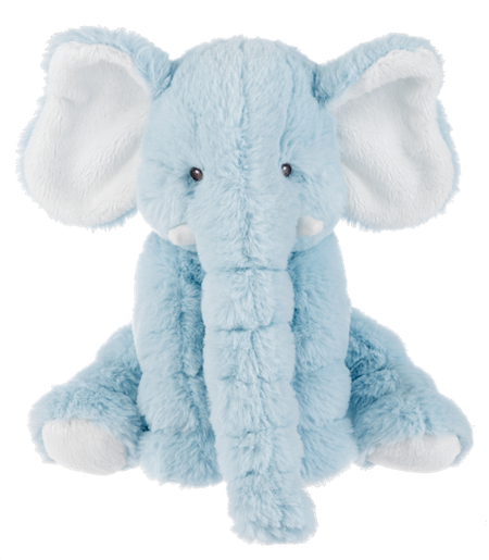 9" Lil' Blue Jellybean Elephant Plush