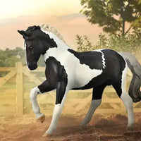 Warmblood Stallion- Black Tobiano | Collecta by Breyer | 80027