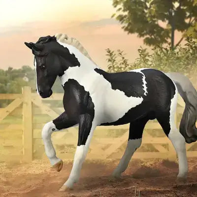 Warmblood Stallion- Black Tobiano | Collecta by Breyer | 80027