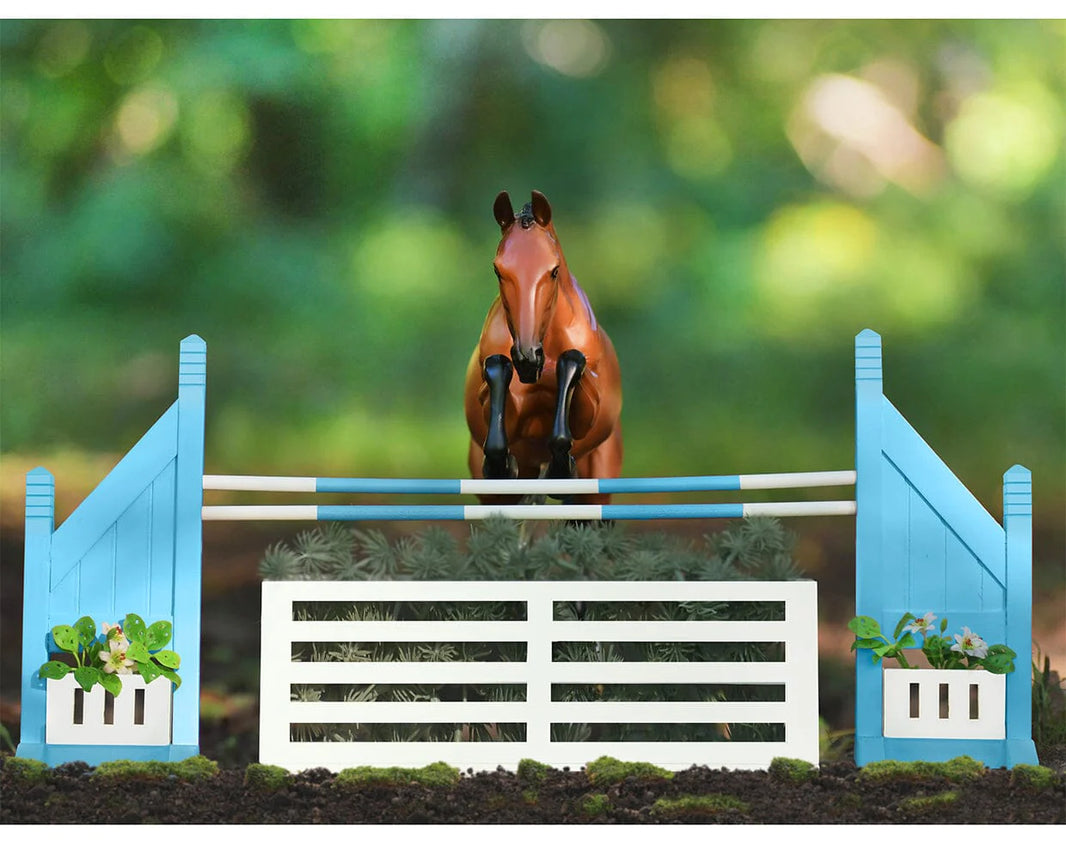 Brush Box Jump | 2080 | Breyer Model Horse | Blue