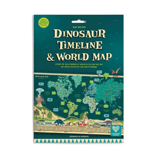 Create-Your-Own Dinosaur Timeline and World Map