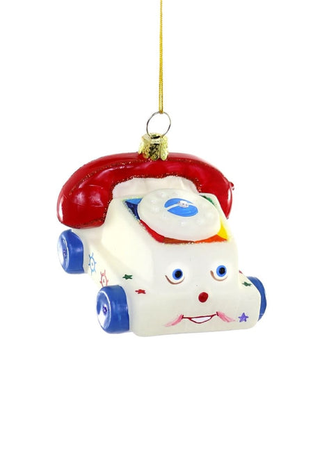 Vintage Toy Phone Glass Ornament | Cody Foster