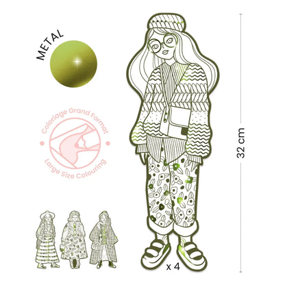 Les Demoiselles Bowie & Friends | Fashion Coloring