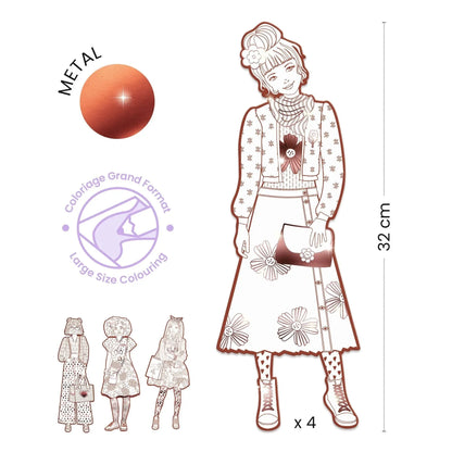 Les Demoiselles Nina & Friends | Fashion Coloring