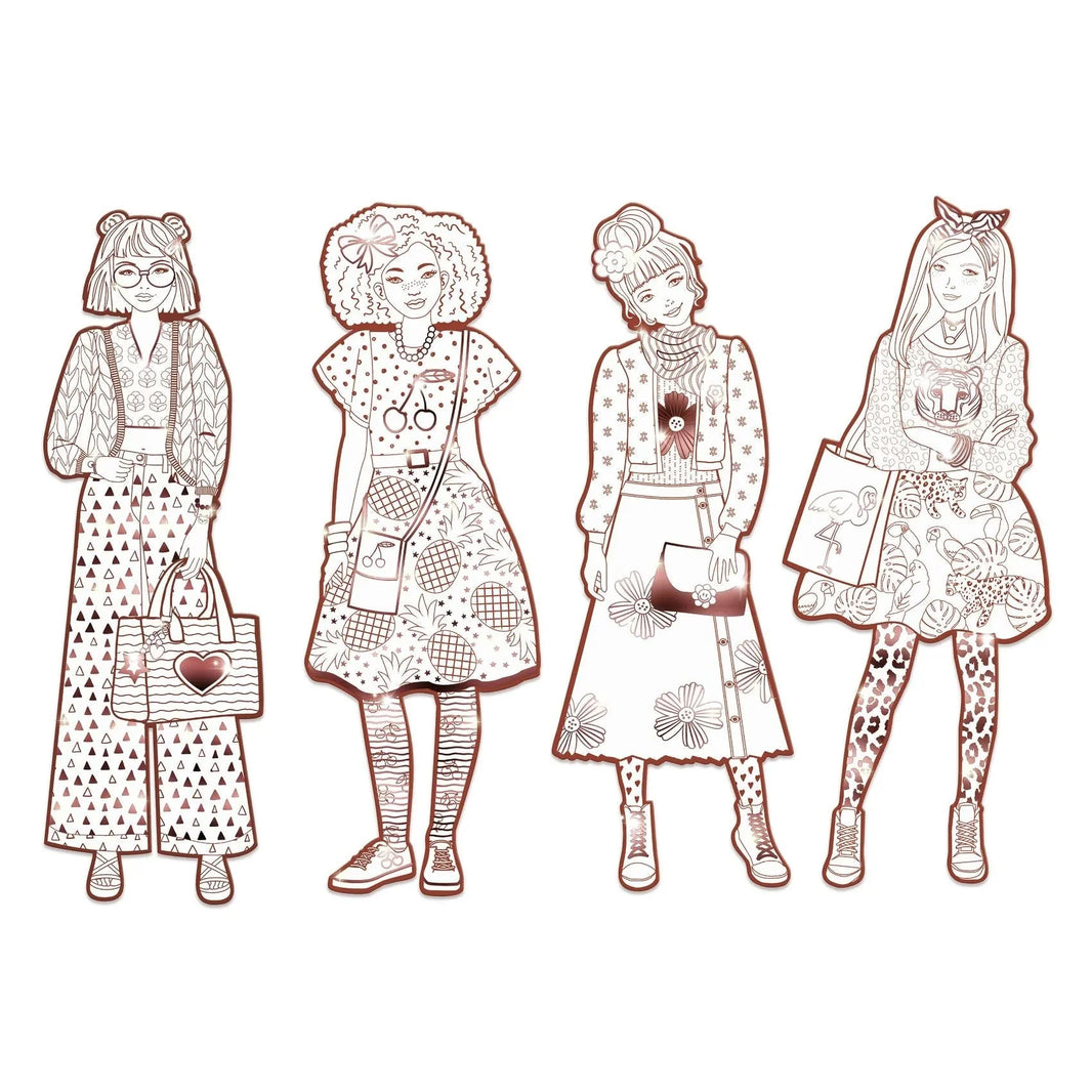Les Demoiselles Nina & Friends | Fashion Coloring