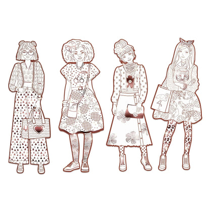 Les Demoiselles Nina & Friends | Fashion Coloring