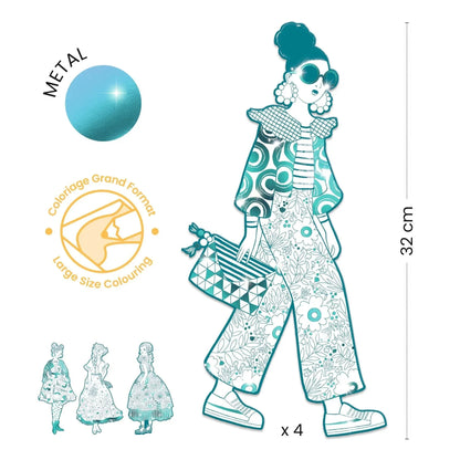 Les Demoiselles Rebekka & Friends | Fashion Coloring