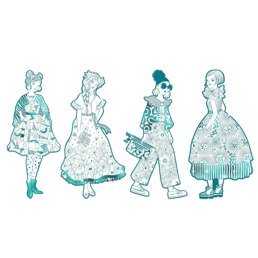 Les Demoiselles Rebekka & Friends | Fashion Coloring