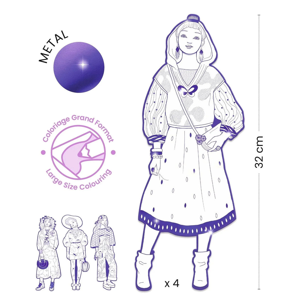 Les Demoiselles Zaho & Friends | Fashion Coloring