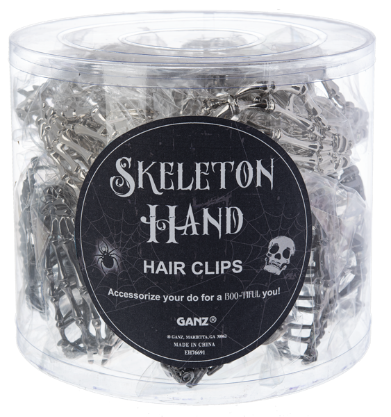 BOO-Tiful Hair Clip | Skeleton Hand