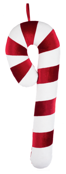 Stuffed Candy Cane Ornament | 20"