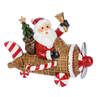 Waffle Cone Santa Figurine