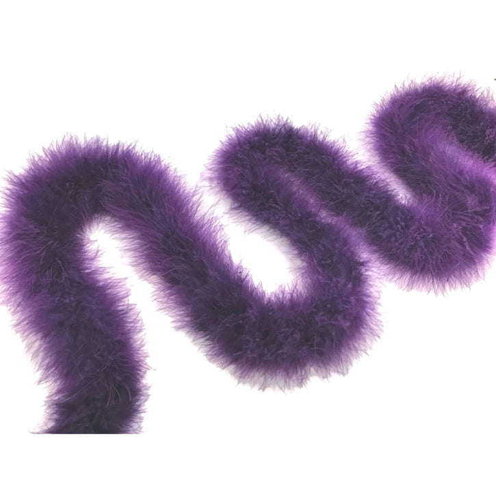 6" Purple Marabou Boa