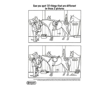 "H" is for Horse Coloring Activity Book | Breyer Model Horse | 4120