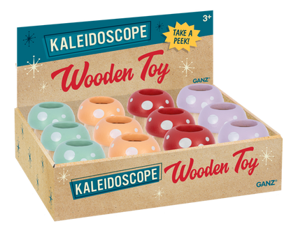 Wooden Mushroom Kaleidoscopes